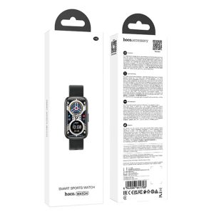 Bracelet Connecté HOCO Y25 – Écran 1.47”, Étanche IP68, Bluetooth 5.3, Suivi Sport & Sommeil