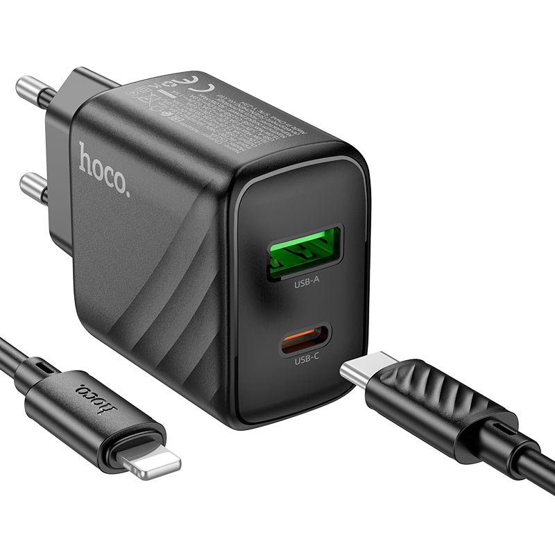 Chargeur Rapide HOCO CS23A + Cable (C to IP) | iPhone Algerie – Image 3