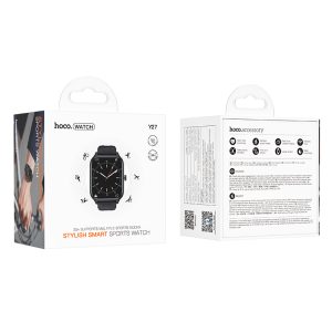 Montre Connectée HOCO Y27 – Écran 1.95”, Appels Bluetooth, Suivi Sport & Météo, IPX4